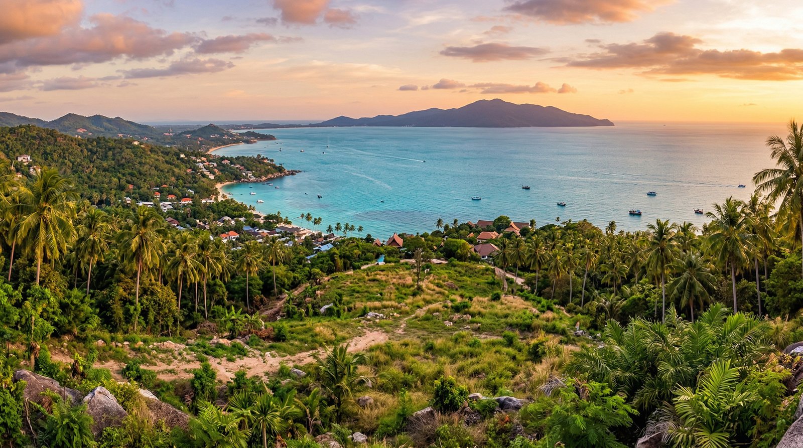 Panoramic Sea View Land in Bophut Hills