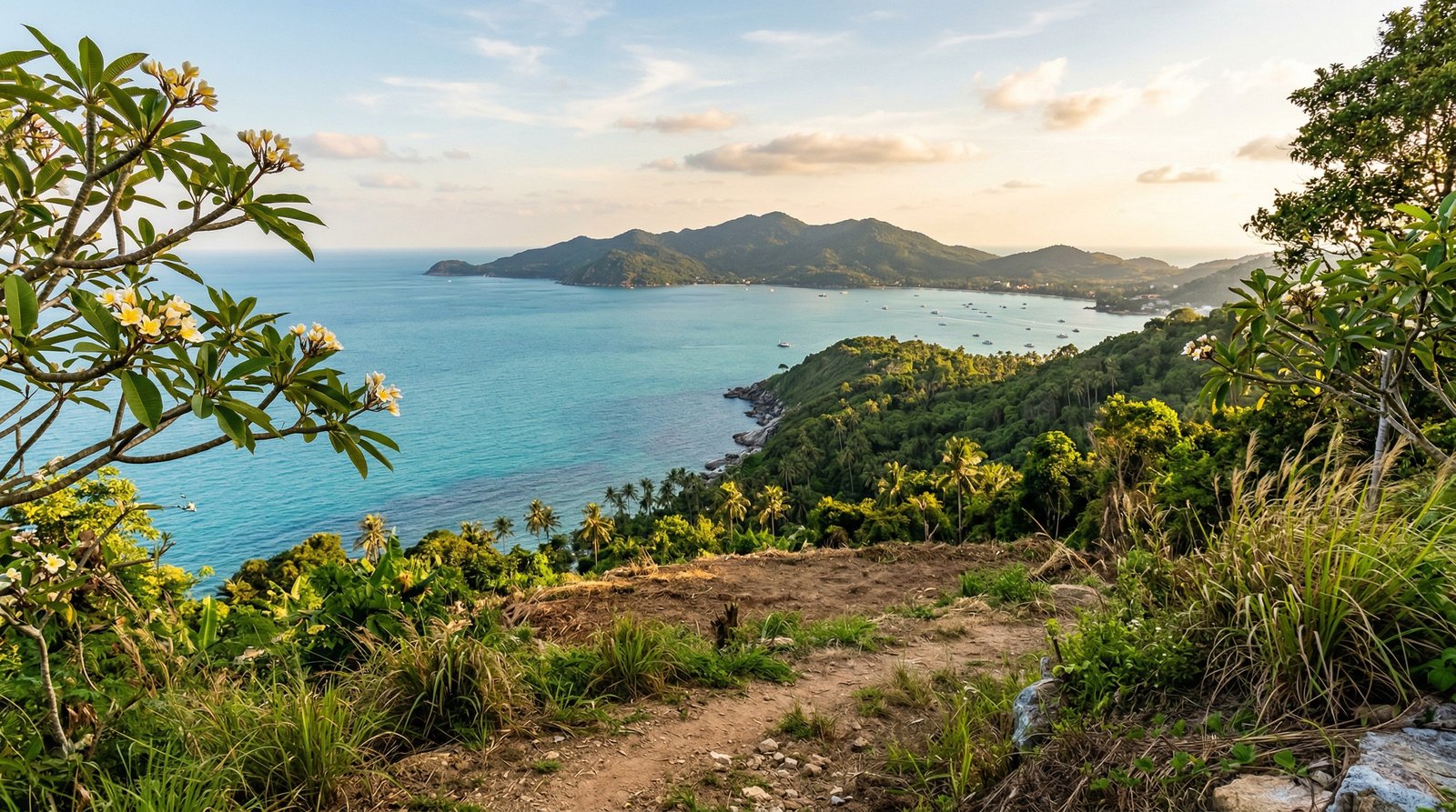 Panoramic Sea View Land in Bophut Hills — Photo 3