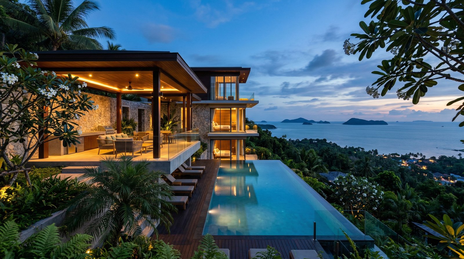 Modern Luxury Pool Villa in Chaweng Noi