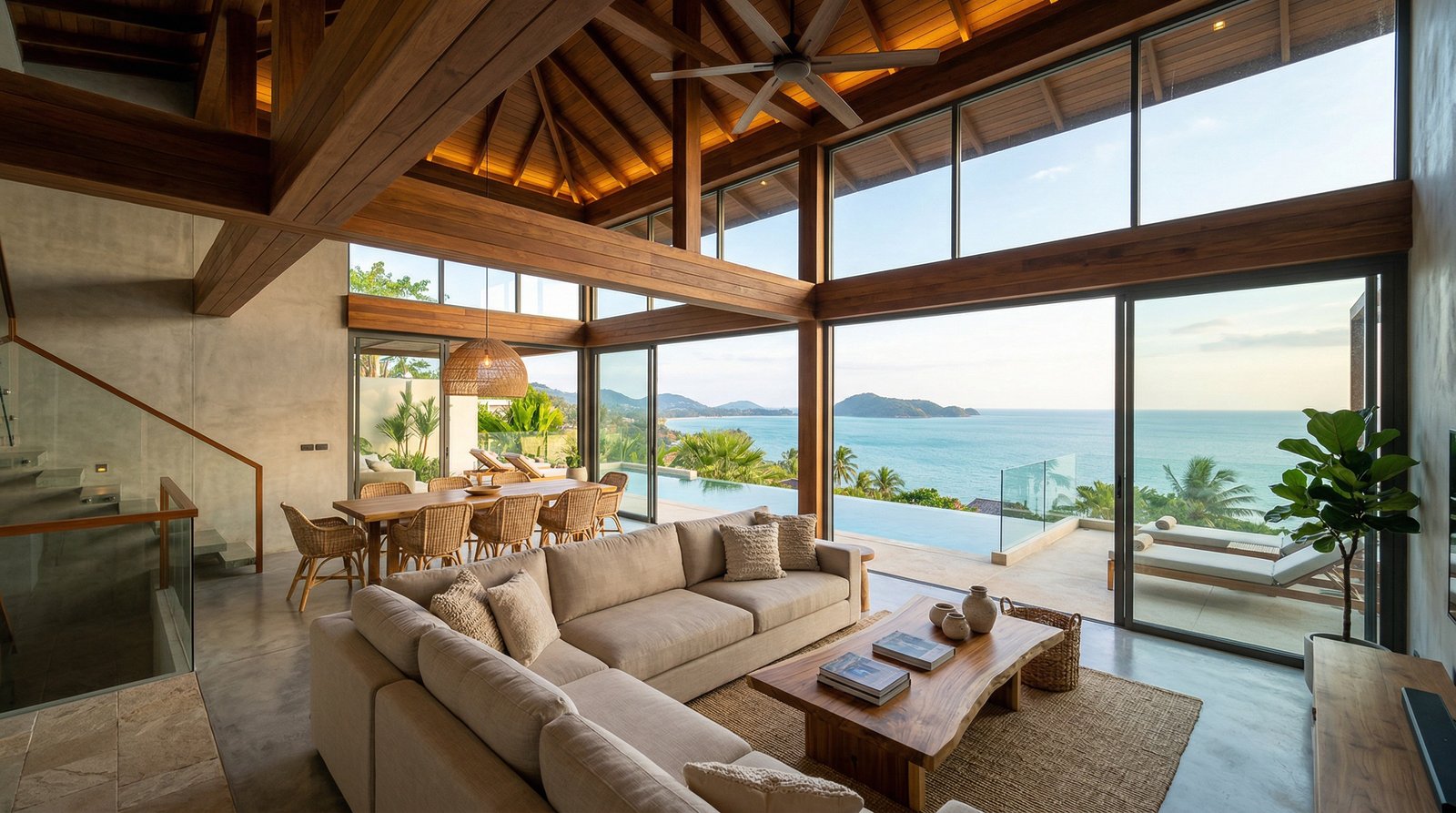 Oceanfront 5-Bed Villa in Lamai — Photo 2