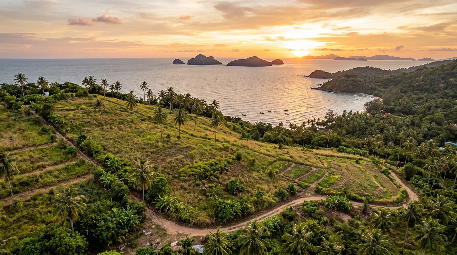Sunset Hillside Land in Taling Ngam