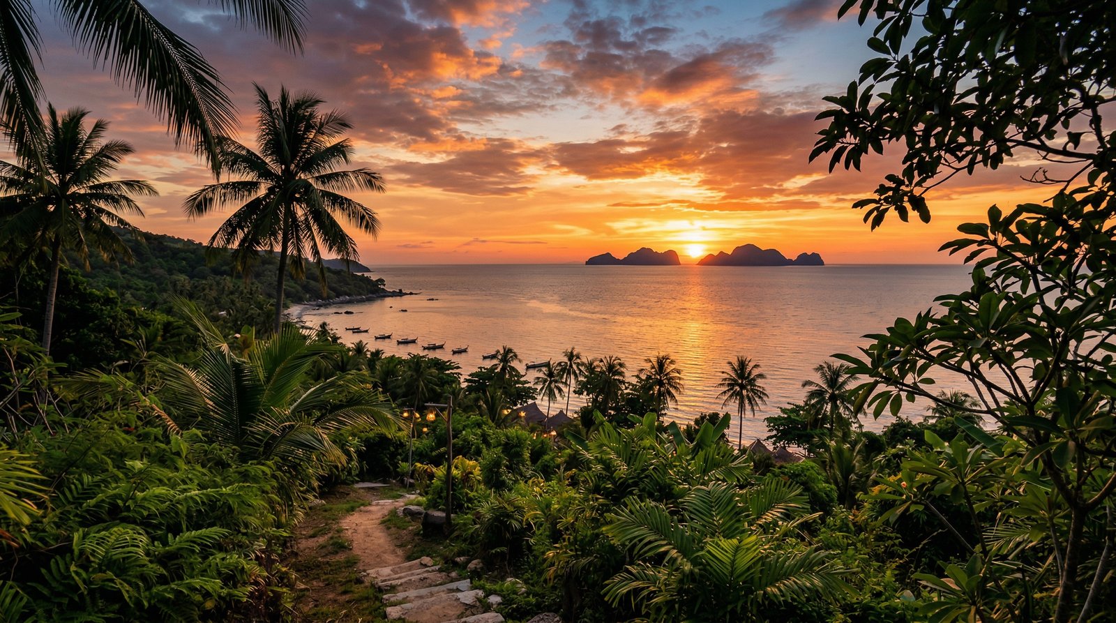 Sunset Hillside Land in Taling Ngam — Photo 2